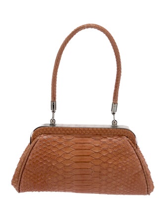 Roberta di Camerino Python Top Handle Bag