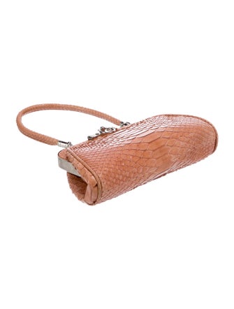 Roberta di Camerino Python Top Handle Bag