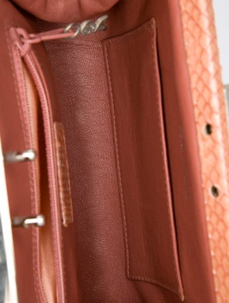 Roberta di Camerino Python Top Handle Bag