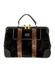 Roberta di Camerino Velvet Top Handle Bag