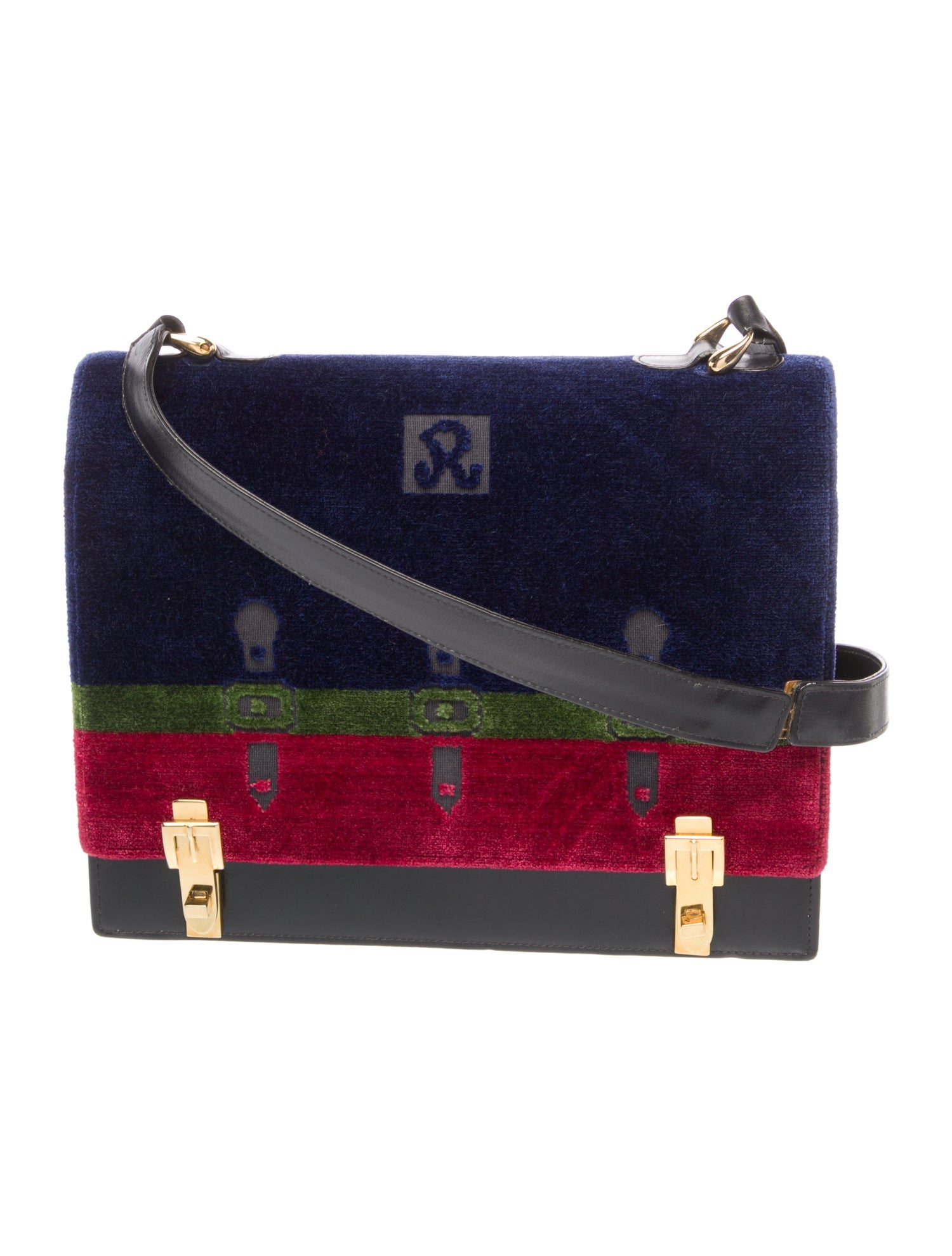 Roberta di Camerino Velvet Shoulder Bag Vintage