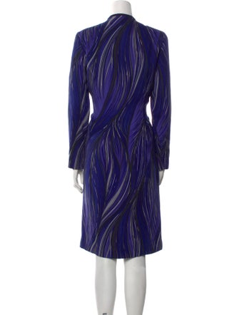 Roberta di Camerino Striped Midi Length Dress