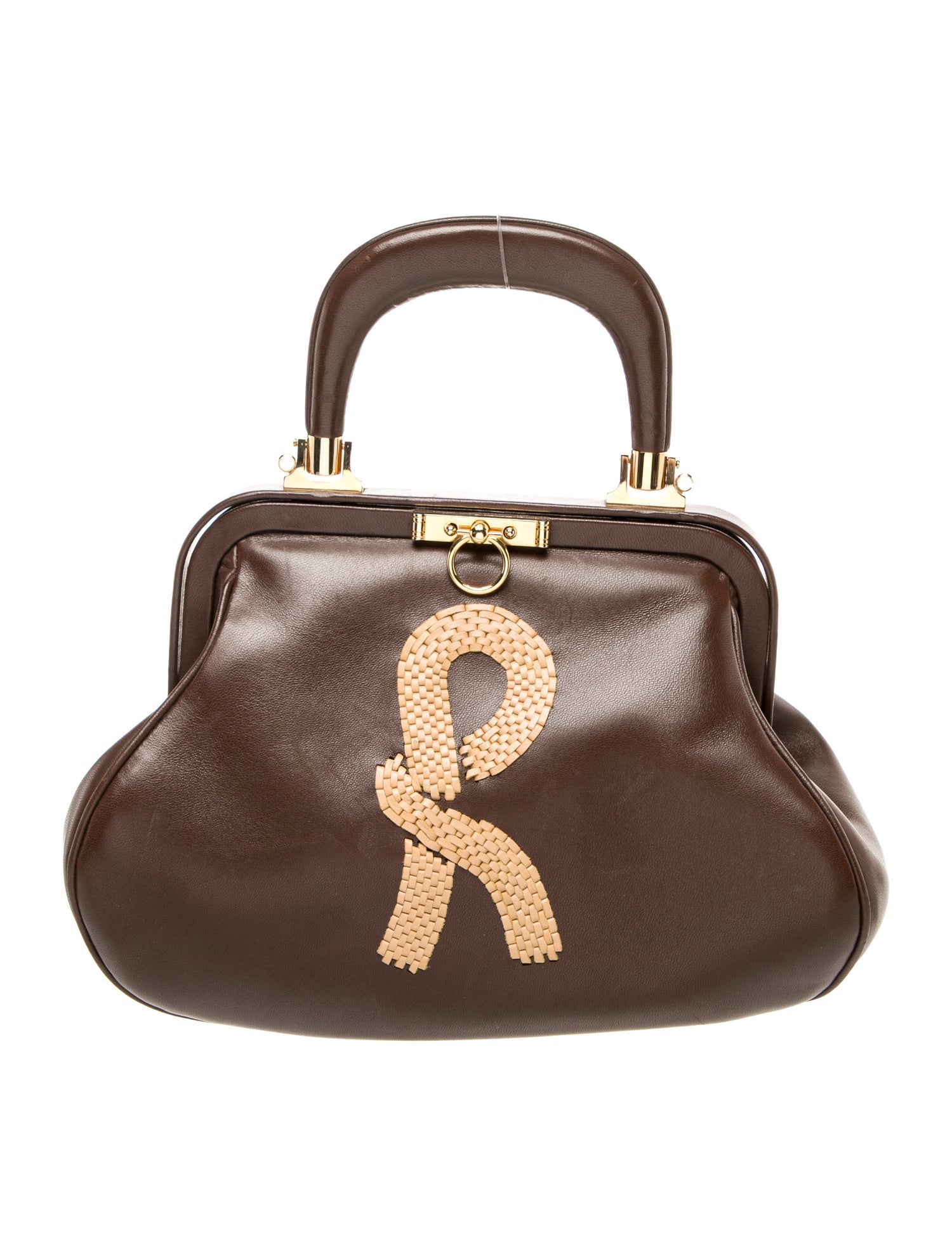 Roberta di Camerino Leather Top Handle Bag