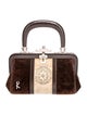 Roberta di Camerino Velvet Top Handle Bag