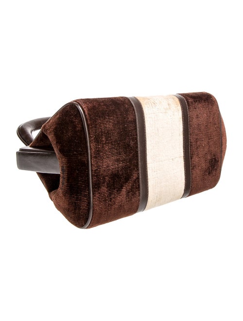 Roberta di Camerino Velvet Top Handle Bag