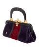 Roberta di Camerino Velvet Top Handle Bag