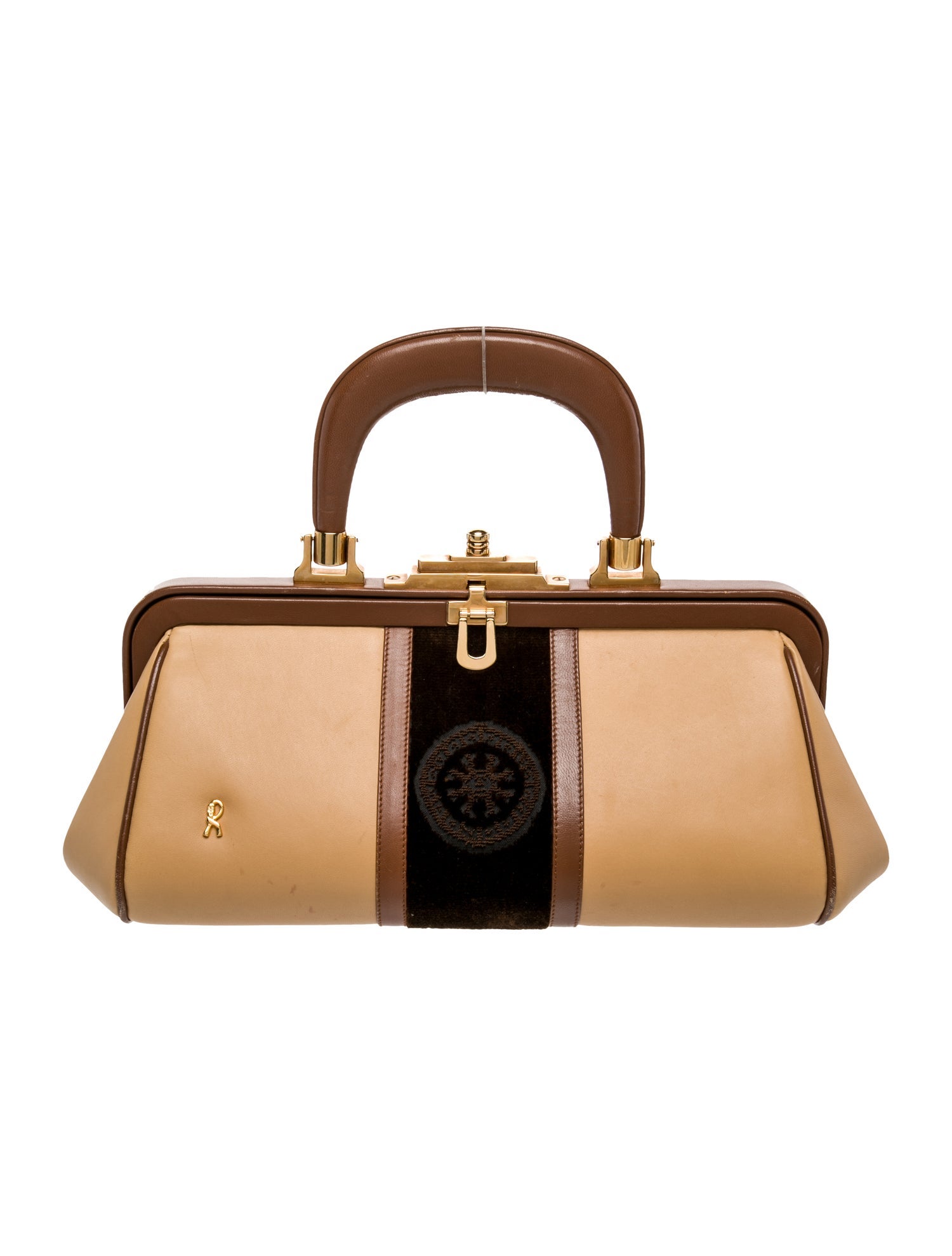 Roberta di Camerino Leather Top Handle Bag