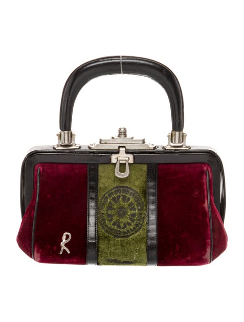 Roberta di Camerino Velvet Top Handle Bag