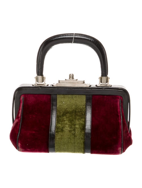 Roberta di Camerino Velvet Top Handle Bag