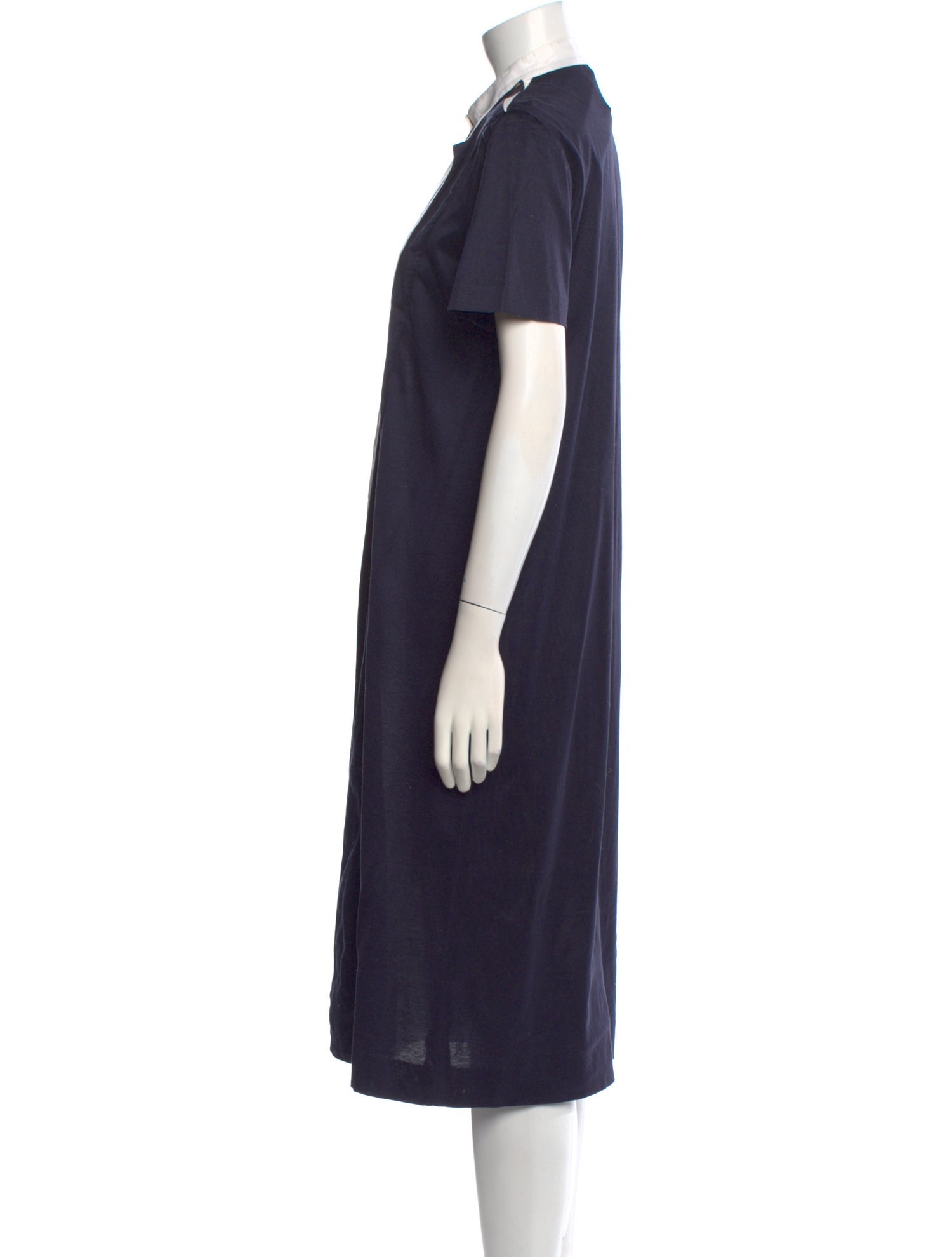 Roberta di Camerino Mock Neck Midi Length Dress