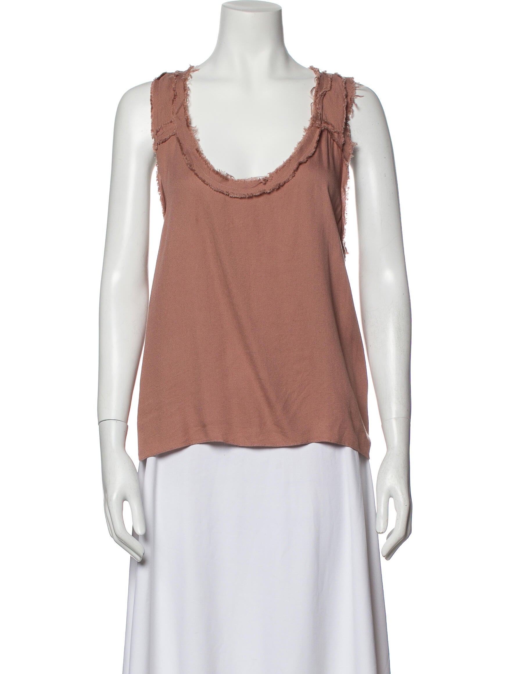Roi du Lac Scoop Neck Sleeveless Top