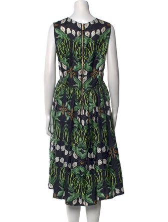 Roi du Lac Silk Midi Length Dress