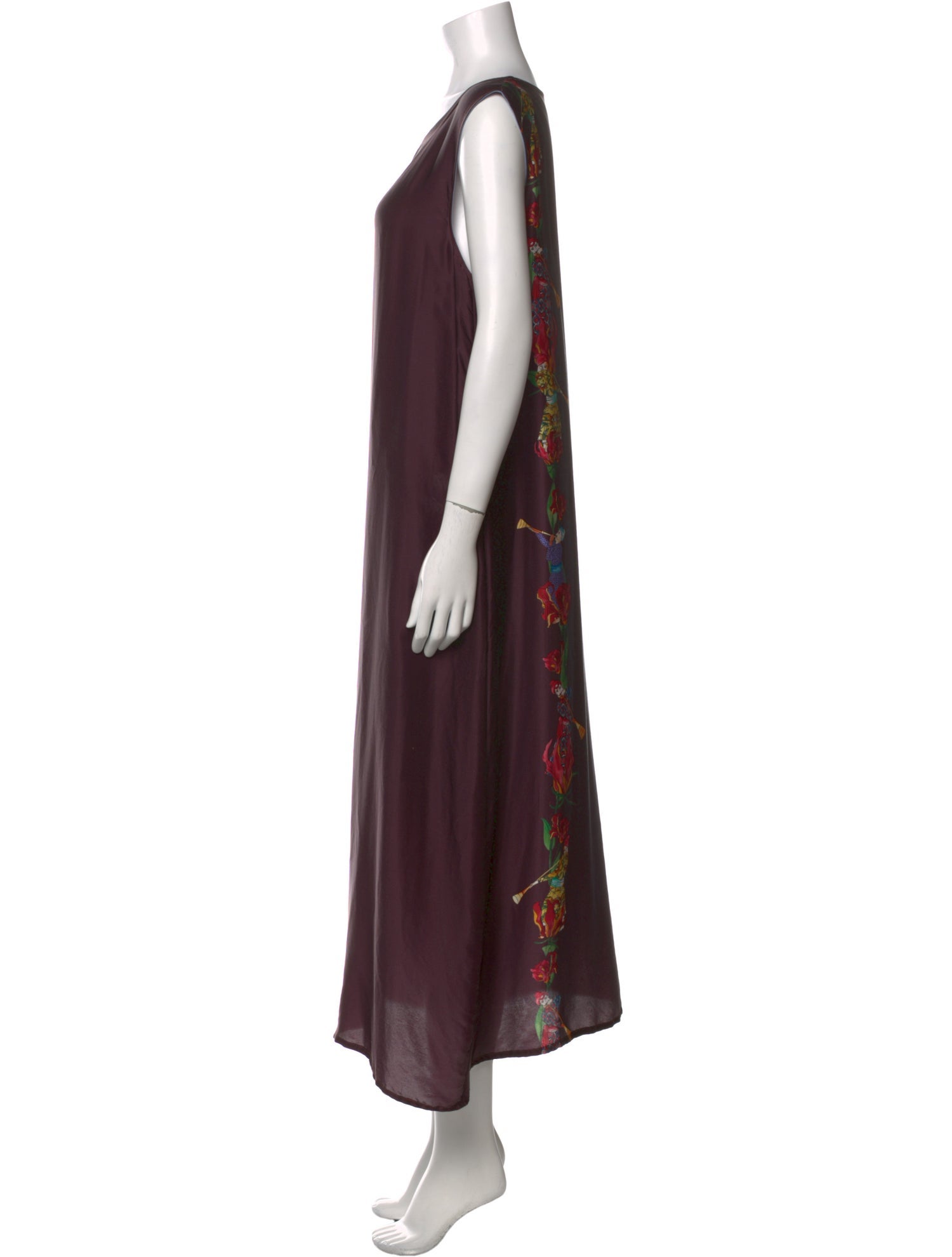 Roi du Lac Silk Long Dress