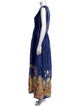 Roi du Lac Silk Long Dress