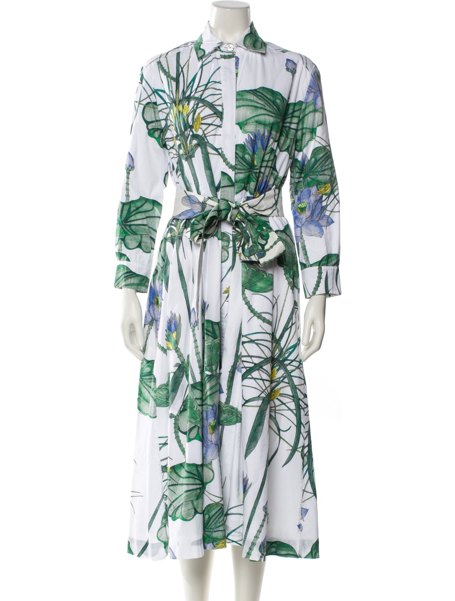 Roi du Lac Floral Print Long Dress