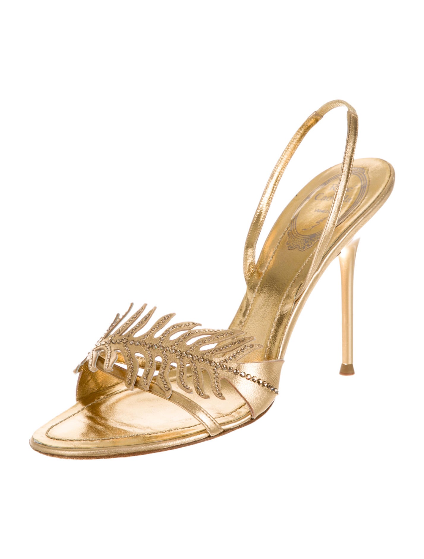 Rene Caovilla Sandals - Shoes - REC20518 | The RealReal