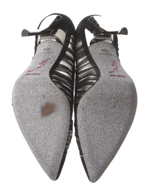 René Caovilla Glitter Accents Pumps