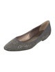 René Caovilla Printed Crystal Embellishments Flats