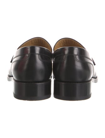 René Caovilla Leather Loafers