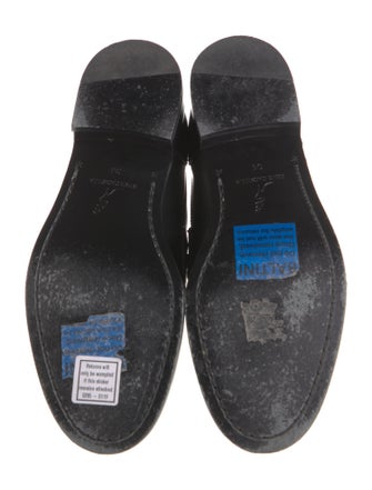 René Caovilla Leather Loafers