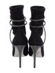 René Caovilla Suede Crystal Embellishments Sock Boots