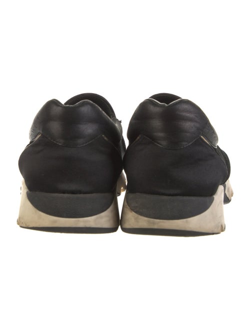 René Caovilla Velvet Printed Sneakers