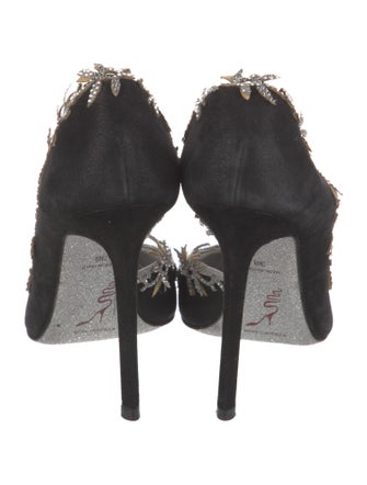 René Caovilla Suede Pumps