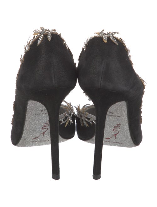 René Caovilla Suede Pumps