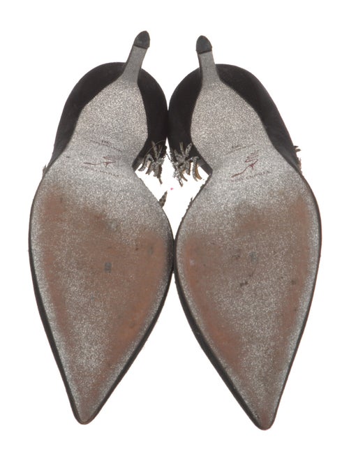 René Caovilla Suede Pumps