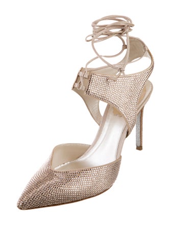 René Caovilla Crystal D'Orsay Pumps
