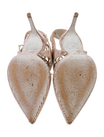 René Caovilla Crystal D'Orsay Pumps