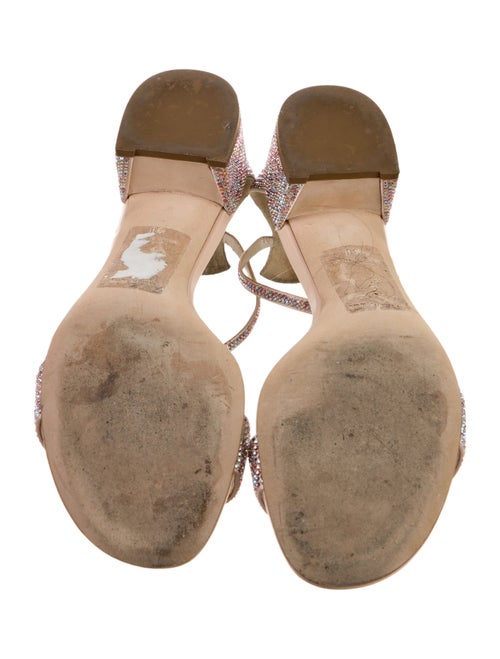 René Caovilla Crystal Crystal Embellishments Sandals