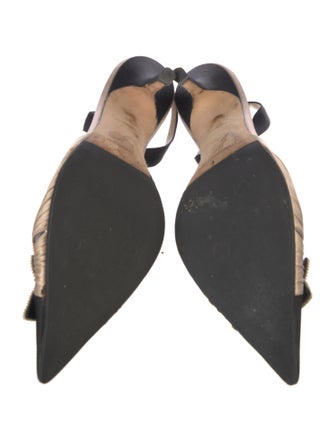 René Caovilla Satin Mules
