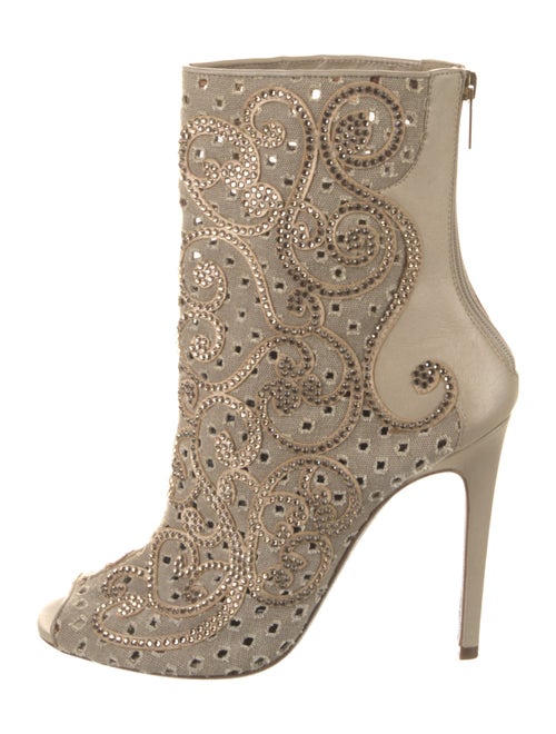 René Caovilla Canvas Boots