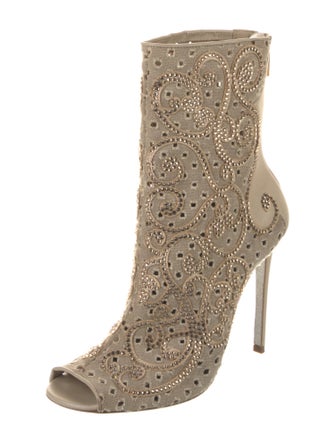 René Caovilla Canvas Boots