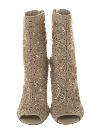 René Caovilla Canvas Boots