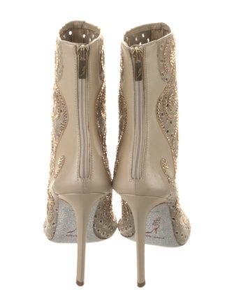 René Caovilla Canvas Boots