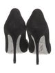 René Caovilla Suede Crystal Embellishments Pumps