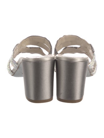 René Caovilla Crystal Slides