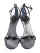 René Caovilla Satin Beaded Accents Sandals