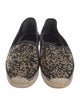 René Caovilla Leather Crystal Embellishments Espadrilles