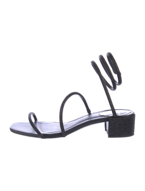 René Caovilla Crystal Crystal Embellishments Gladiator Sandals