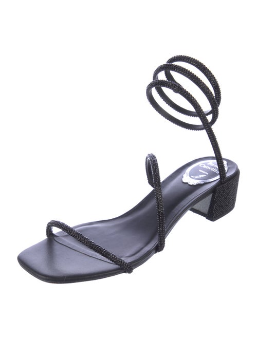 René Caovilla Crystal Crystal Embellishments Gladiator Sandals