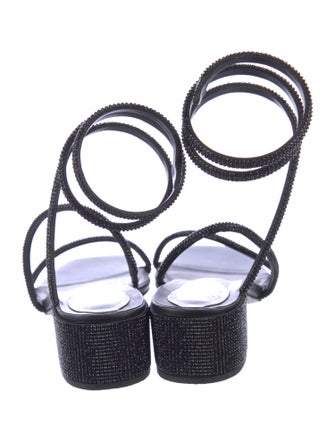 René Caovilla Crystal Crystal Embellishments Gladiator Sandals