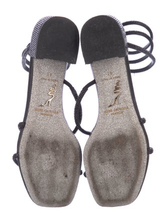 René Caovilla Crystal Crystal Embellishments Gladiator Sandals