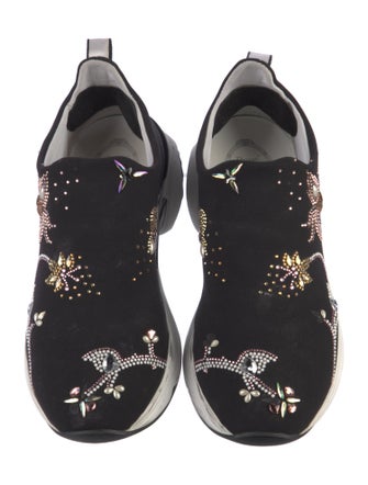 René Caovilla Printed Chunky Sneakers