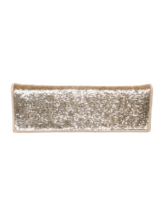 René Caovilla Sequins Clutch