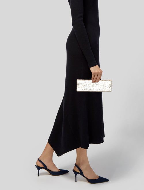 René Caovilla Sequins Clutch