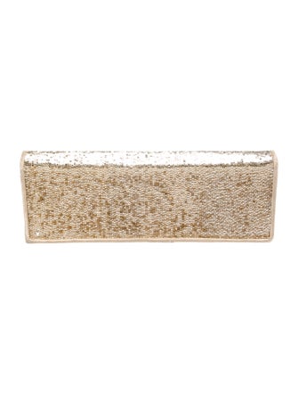 René Caovilla Sequins Clutch