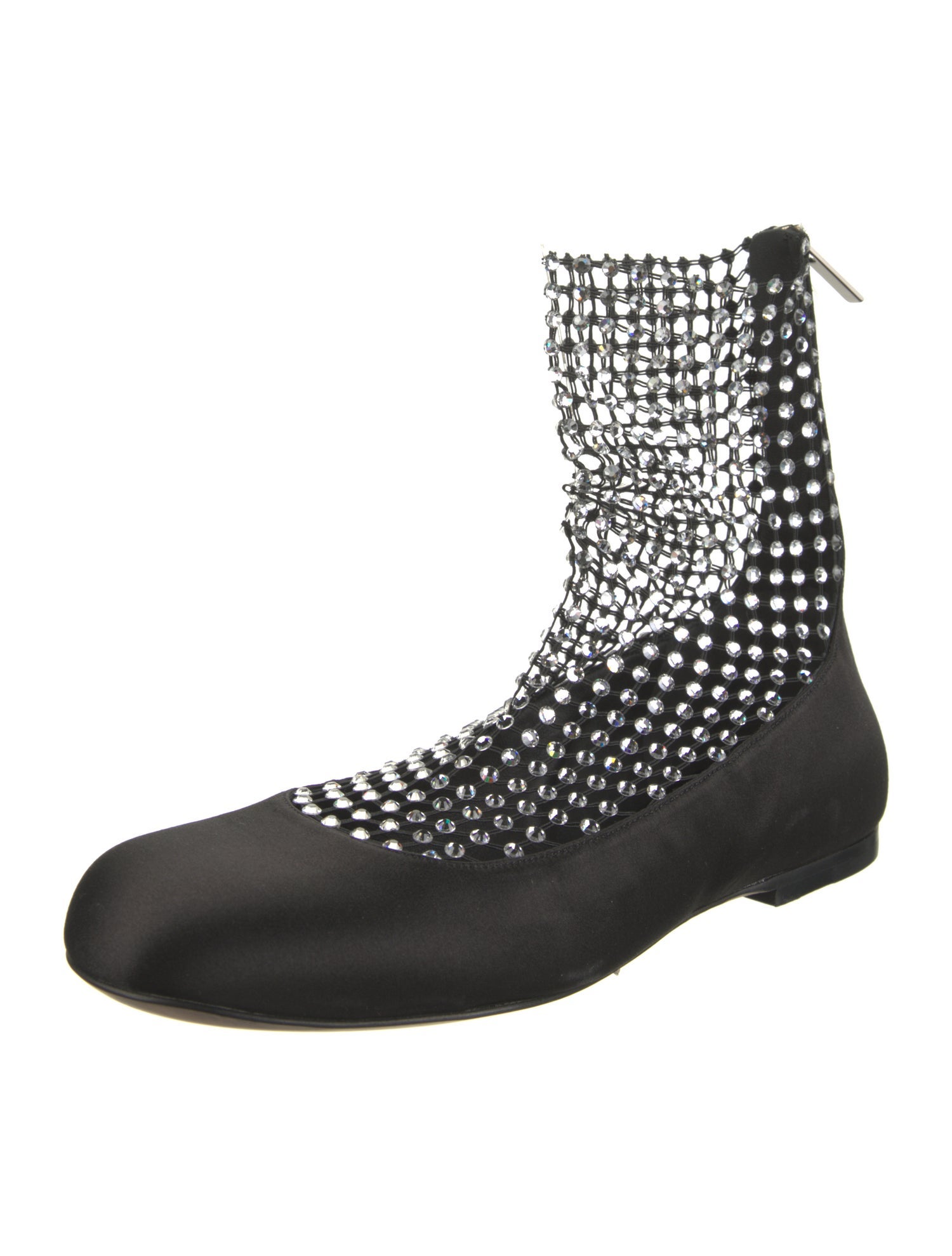 René Caovilla Crystal Embellishments Flats